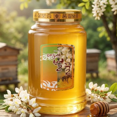 천연벌꿀 아카시아꿀 1.2kg 2.4kg 단품