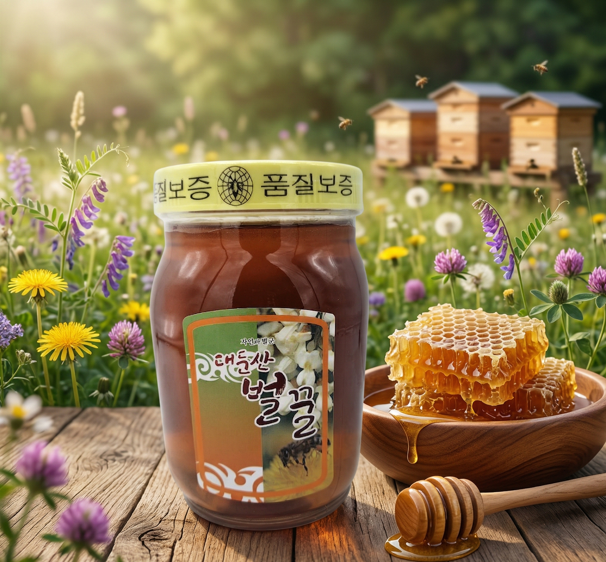 면역부자 야생화꿀 1.2kg 2.4kg 단품
