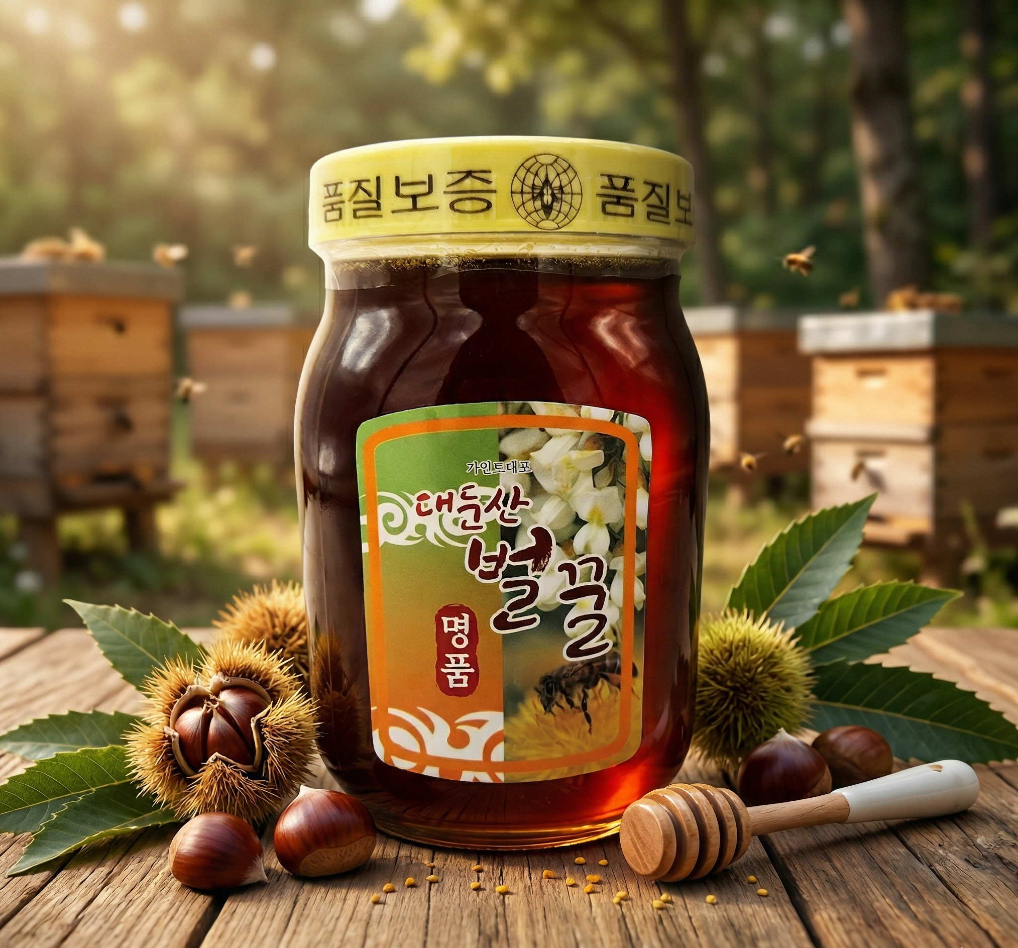 면역부자 밤꿀 1.2kg 2.4kg 단품