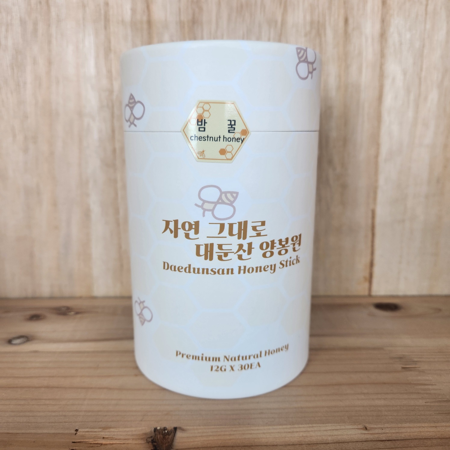 꿀스틱 국내산 자연 밤꿀 12g 30개 선물세트