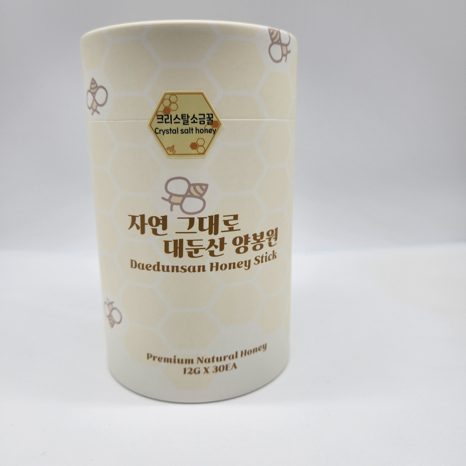 꿀스틱 국내산 자연 크리스탈소금 벌꿀 12g 30개 선물세트