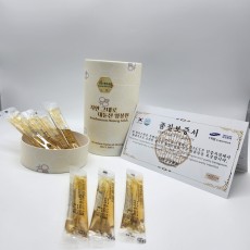 꿀스틱 국내산 자연 크리스탈소금 벌꿀 12g 30개 선물세트