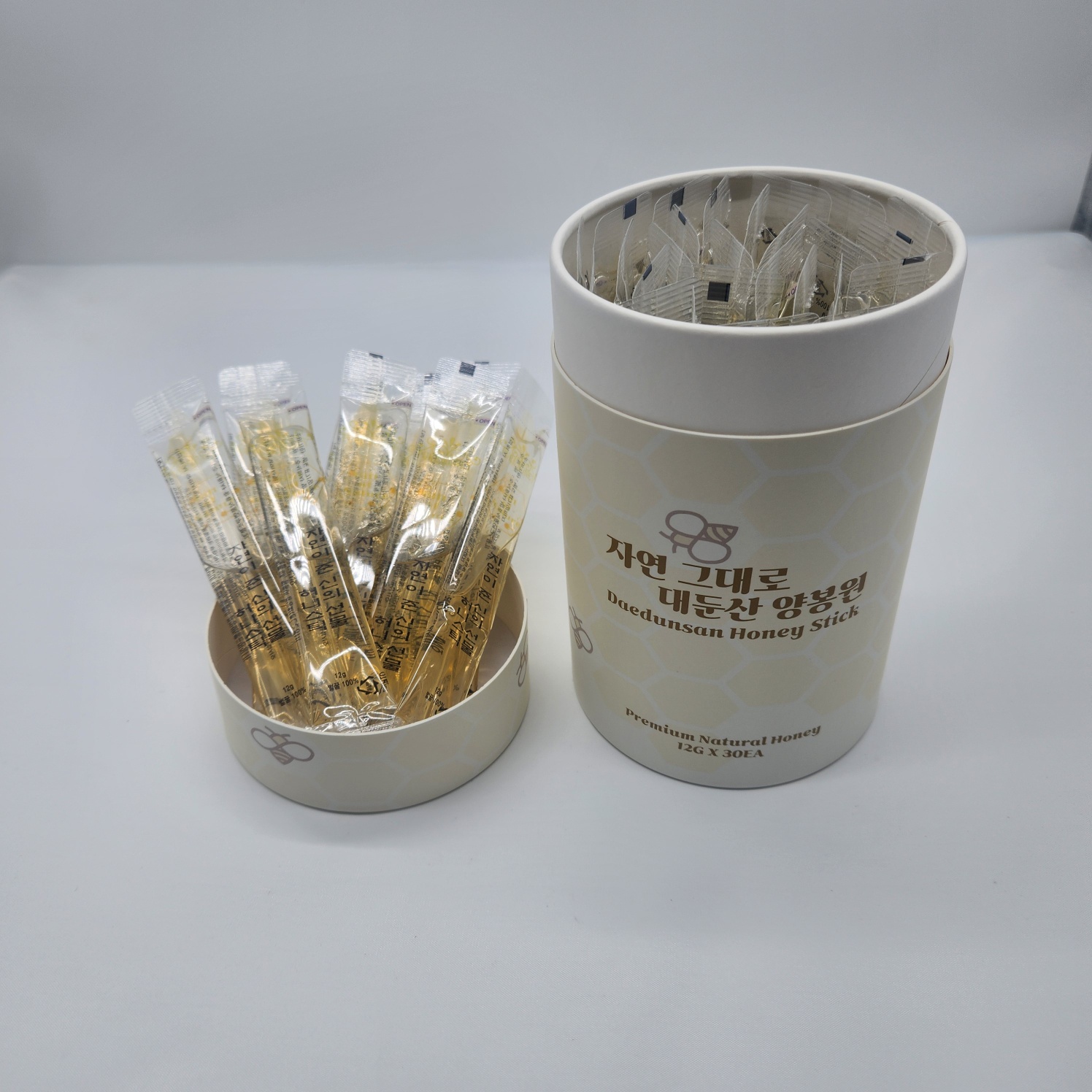 꿀스틱 국내산 자연 아카시아 벌꿀 12g 30개 선물세트